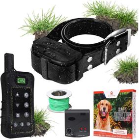 img 4 attached to 🐾 Precise Pet Safety: Pet Control HQ Wireless Pet Containment System with Rechargeable Waterproof Shock Collar, Remote Dog Training, and Safe Perimeter Fence Technology