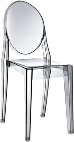 img 4 attached to 🪑 Modway Casper Acrylic Stacking Chair in Smoke - Stylish and Fully Assembled for Kitchen and Dining Room