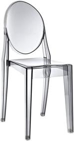 img 3 attached to 🪑 Modway Casper Acrylic Stacking Chair in Smoke - Stylish and Fully Assembled for Kitchen and Dining Room