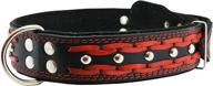 genuine leather braided studded xlarge logo