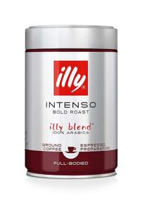 img 4 attached to Illy Intenso Dark Roast Ground Espresso Coffee - Bold Flavors in 8.8 oz Pack
