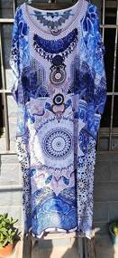 img 1 attached to MeiLing Nightgown Caftans: Stylish Swimwear and Cover Ups for Women