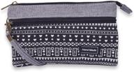witery canvas wristlet handmade wallets women's handbags & wallets logo