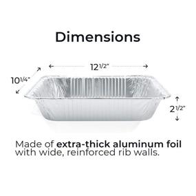 img 3 attached to DOBI Aluminum Pans 30 Pack Disposable