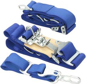 img 1 attached to 🔒 G-Force 6000BU Blue 5-Point Pull-Down Latch and Link Individual Shoulder Harness Set: Premium Safety Upgrade for Ultimate Protection
