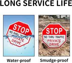 img 1 attached to 🌦️ Ultimate Weatherproof Enjoyist Sign: Private Aluminum Protection Delivered