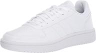 👟 adidas white women's hoops sneaker: stylish and supportive athletic shoes for women logo