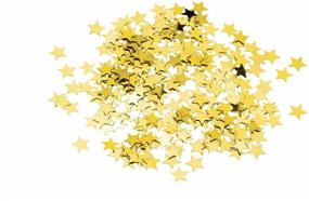 img 1 attached to ⭐ Gold Mini Stars Confetti - Amscan 369146.19, 1 pack - .25 oz - Party Decor