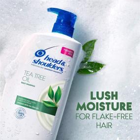 img 2 attached to 🧴 Набор шампуней Head & Shoulders для увлажнения кожи головы с добавлением масла чайного дерева - 64,2 жидких унции (2 x 32,1 жидких унции)