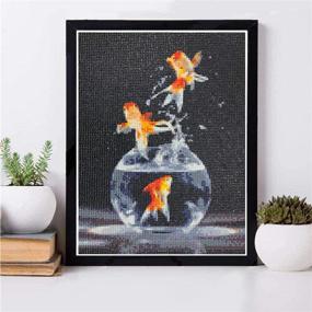 img 2 attached to Diamond Painting Goldfish Embroidery 11 8×15 7