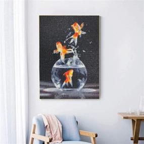 img 1 attached to Diamond Painting Goldfish Embroidery 11 8×15 7