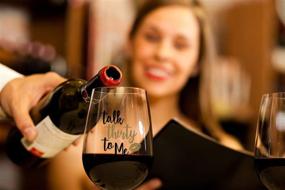 img 2 attached to 🍷 Talk Thirty To Me - Fun and Unforgettable 30th Birthday Gifts for Women - Raise a Toast with Dirty 30 Gifts - Perfect for Her, Wife, Daughter, Girlfriend, Best Friend - 15 oz Stemless Wine Glass