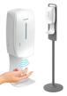 automatic sanitizer dispenser adjustable sanitizing logo