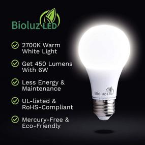 img 1 attached to Bioluz LED Light Bulbs 6 Pack: Illuminating Energy Efficiency and Value!