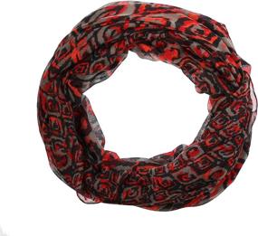 img 2 attached to 🧣 Graphic Square Womens Polyester Printed Scarf - Top Choice for Women's Accessories