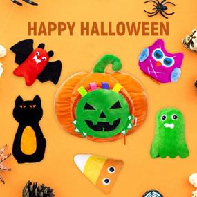 img 2 attached to 🎃 My First Baby Plush Pumpkin Toys: Nontoxic Halloween Playset for Infants, Soft Cloth Crinkle Toy Gift