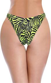 img 3 attached to 👙 SHEKINI Brazilian Bikini Bottom: Trendy Women's Clothing for Swimsuits & Cover Ups