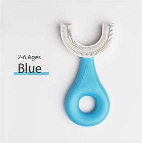 img 3 attached to soobei Kids U-Shaped Toothbrush - Food Grade Soft Silicone 🦷 Brush Head, 360° Oral Teeth Cleaning Design for Toddlers and Children