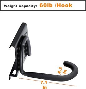 img 2 attached to 🚲 Maximize Space and Organization with Wallmaster Bike Rack Wall Mount - 7 Hooks and 3 Rails for Indoor Bike Storage in Garages