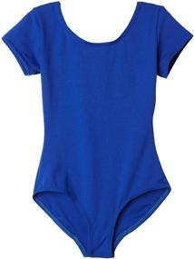 img 1 attached to Capezio Classic Sleeve Leotard 12 14 Girls' Clothing: Optimal Comfort and Style for Active Girls