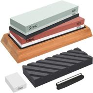 🔪 enhance your blade's precision: whetstone sharpening g ting sharpener flattening logo