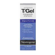 neutrogena t/gel therapeutic shampoo original formula - anti-dandruff treatment for long-lasting relief of itching and flaking scalp due to psoriasis and seborrheic dermatitis, 16 fl oz logo