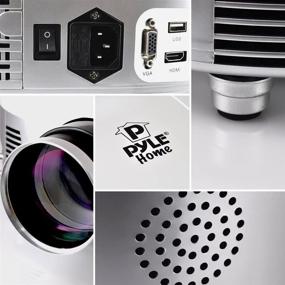 img 4 attached to 🔦 Pyle PRJD907: High Definition Widescreen LED Projector with 1080p HD Support, Display up to 140-Inches