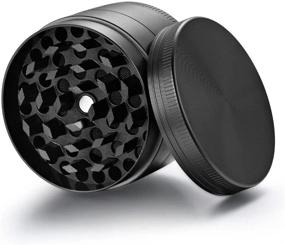 img 2 attached to 🌈 Rainbow-Colored 2-Inch 4-Piece Grinder - Black