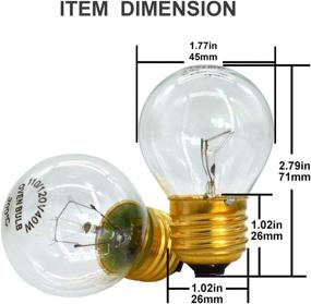 img 3 attached to 🔥 Industrial Electrical Incandescent Bulbs: High Temperature Degree Resistance