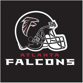 img 2 attached to 🏈 192-штуковых бумажных обеденных салфеток Atlanta Falcons NFL - Официально лицензировано Creative Converting