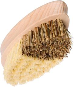 img 3 attached to 🥕 Redecker Vegetable Brush with Dual Bristle Strength, Beechwood Handle, Ideal for Gentle or Tough Cleaning of Delicate or Hard-Skinned Vegetables, 5-1/4 inches, German-Made