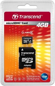 img 2 attached to Transcend Class MicroSDHC Memory TS4GUSDHC6