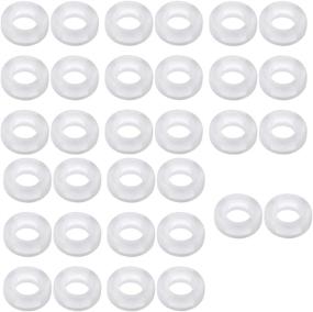 img 3 attached to 👓 16 Pairs Clear Silicone Glasses Legs - Prevent Slipping with Anti-Slip Rings | Eyeglass Frame Grips for Comfortable Eyewear Retention