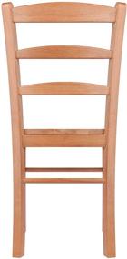 img 1 attached to 🪑 Удобный стул из натурального дерева от Winsome Wood Benjamin: стильная и функциональная мебель для дома.