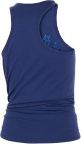 img 2 attached to 👚 Adidas Navy Front Tank Top for Girls - Trendy Girls' Clothing