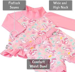 img 2 attached to 👶 JAN & JUL Baby & Toddler Swim-Suits with UPF 50+ Protection and Long Sleeves for Enhanced Sun Protection