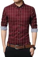 👔 men's plaid button-up shirt with cotton sleeves - localmode clothing logo