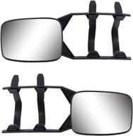 🚗 enhanced visibility on the go: clip on towing mirror extensions (2pcs) logo