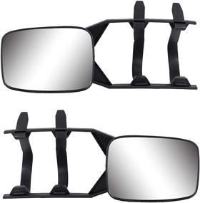 img 4 attached to 🚗 Enhanced Visibility on the Go: Clip On Towing Mirror Extensions (2pcs)