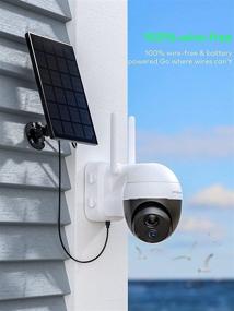 img 3 attached to mibao Outdoor Security Camera System: 15000mAh Rechargeable, IP65 Waterproof, Night Vision, Motion Detection, Two-Way Audio, Cloud Storage/SD Card (Includes Solar Panel)