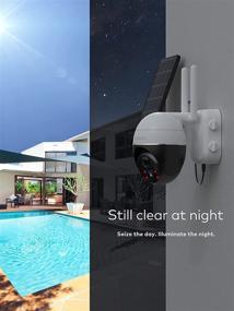 img 2 attached to mibao Outdoor Security Camera System: 15000mAh Rechargeable, IP65 Waterproof, Night Vision, Motion Detection, Two-Way Audio, Cloud Storage/SD Card (Includes Solar Panel)