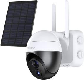 img 4 attached to mibao Outdoor Security Camera System: 15000mAh Rechargeable, IP65 Waterproof, Night Vision, Motion Detection, Two-Way Audio, Cloud Storage/SD Card (Includes Solar Panel)