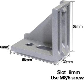 img 3 attached to 🔩 Boeray Bracket Aluminum Extrusion Profile: Best Industrial Hardware for Brackets