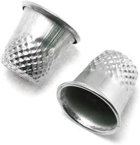 img 2 attached to Maxmoral 20pcs Sewing Thimbles: Quilting Thimbles for Ultimate Finger Protection in DIY Handmade Crafts