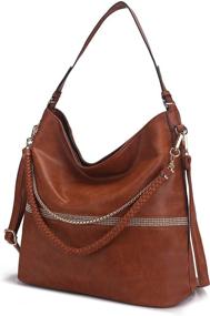 img 4 attached to 👜 Mia Collection Crossbody Women Satchel Tote: Stylish Handbags & Wallets for Women, Perfect for Any Occasion