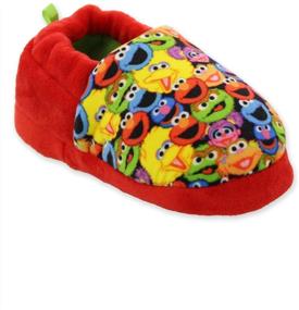 img 2 attached to 🧦 Adorable Sesame Street Girls Slippers and Toddler Boys' Shoes: Comfort and Fun!