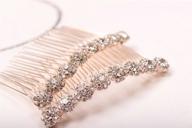 💎 stunning alloy diamond tiara comb hair accessories hair forks (set of 2) logo