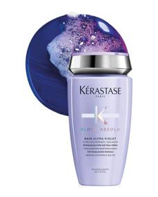 img 2 attached to 💜 KERASTASE Ultra Violet Anti-brass Purple Shampoo for Blond Absolu, 8.5 Fl Oz