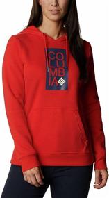 img 4 attached to Колумбия Women's Logo Hoodie: стильная и комфортабельная одежда.