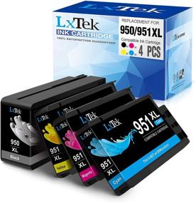 img 4 attached to 🖨️ LxTek Compatible Ink Cartridges Replacement for HP 950XL 951XL 950 951 - High Yield 4 Pack (Black Cyan Magenta Yellow), for OfficeJet Pro 8600 8610 8620 8630 8100 8625 8615 276dw